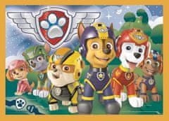 Trefl Puzzle Tlapková patrola Prázdniny 4v1, Paw Patrol Holiday