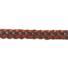 Enpro Lano pletené bez jádra PPV 8 mm, 100 m, oranžovo-šedé, ENPRO
