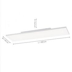 PAUL NEUHAUS LEUCHTEN DIREKT is JUST LIGHT LED panel svítidlo hranaté v bílé s nastavitelnou teplotou barvy, funkcí stmívání a bezrámečkovým designem 2700-5000K