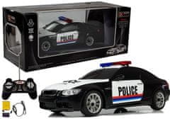 Lean-toys Auto Na Dálkové Ovládání Policie 1:18 R/C