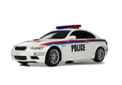 Lean-toys Auto Na Dálkové Ovládání Policie 1:18 R/C