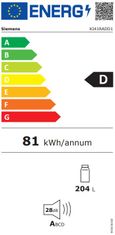 Siemens vestavná chladnička KI41RADD1