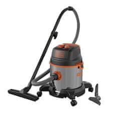 Black+Decker BX20XT - vysavač profi se zásuvkou nerez nádoba Black + Decker 20 litrů 1400 W