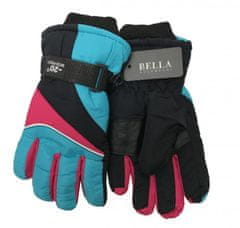 HolidaySport Dětské zimní rukavice Bella Accessori 9009-5 světle modrá