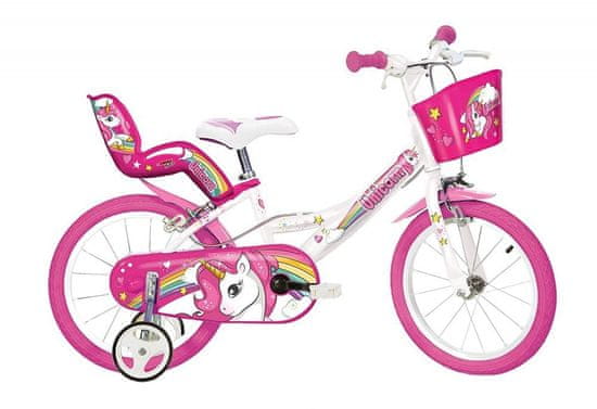 Dino bikes Dětské kolo 144R-UN Unicorn Jednorožec 14