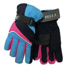HolidaySport Dětské zimní rukavice Bella Accessori 9011S-9 modrá