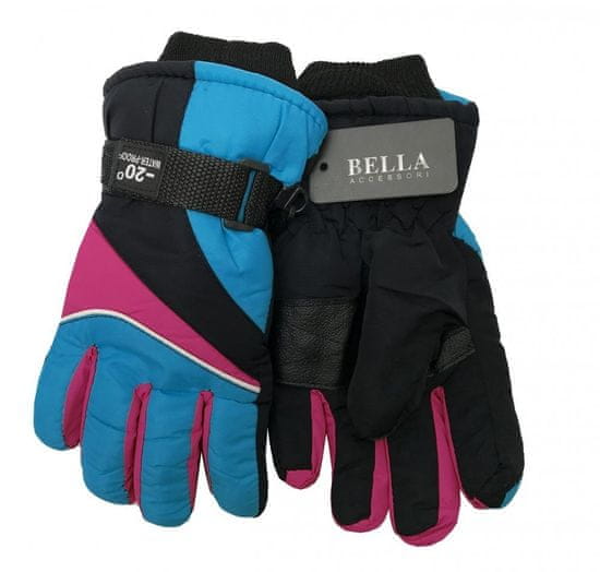 HolidaySport Dětské zimní rukavice Bella Accessori 9009-8 modrá