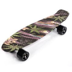 Meteor Pennyboard 22606 Flowers Black