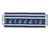 HolidaySport Plážové molitanové skládací lehátko Trieste-49 3 cm bílé lano + kotvy
