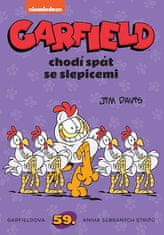 Jim Davis: Garfield chodí spát se slepicemi - Garfieldova 59. kniha sebraných stripů