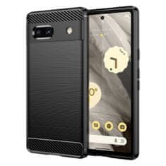 IZMAEL Pouzdro Carbon Bush TPU pre Google Pixel 7A - Černá KP26320