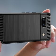 IZMAEL Pouzdro Carbon Bush TPU pre Google Pixel 7A - Černá KP26320