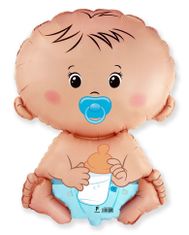 Fóliový balónek miminko - kluk - Baby shower - 60 cm