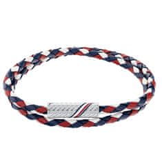 Tommy Hilfiger Stylový dvojitý kožený náramek 2790472