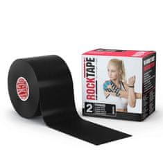 RockTape kinesiologický tejp 5 cm x 5 m, barva: černá