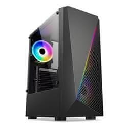 1stCool MiddleTower SHARK 2, ATX, USB3.0, RGB fan