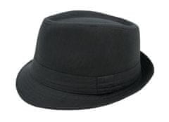 Aleszale Panamský klobouk Trilby pro muže a ženy - černá