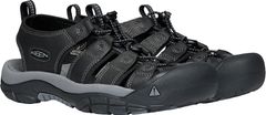 KEEN Pánské kožené sandály NEWPORT 1022247 black/steel grey (Velikost 42)