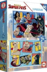 Educa Puzzle DC Liga supermazlíčků 2x100 dílků