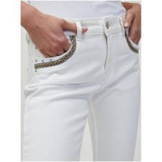 Orsay Bílé zkrácené skinny fit džíny ORSAY_311861-000000 38