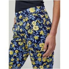 Orsay Žluto-modré květované zkrácené kalhoty ORSAY_356242-520000 38
