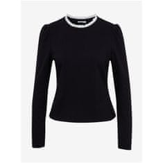 Orsay Černý dámský svetr s košilovou vsadkou ORSAY_195061-660000 XS
