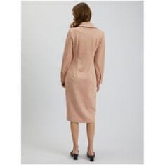 Orsay Světle růžové dámské pouzdrové šaty v semišové úpravě ORSAY_410247-225000 34