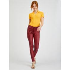 Orsay Vínové dámské skinny fit kalhoty ORSAY_319259395000 38