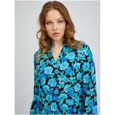 Orsay Černo-modré dámské vzorované šaty ORSAY_462132545000 38