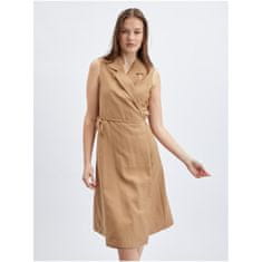 Orsay Světle hnědé dámské zavinovací šaty ORSAY_490449-080000 38