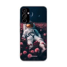 Mobiwear Prémiový lesklý kryt Glossy na mobil Samsung Galaxy A34 5G - G002G Astronaut v růžích