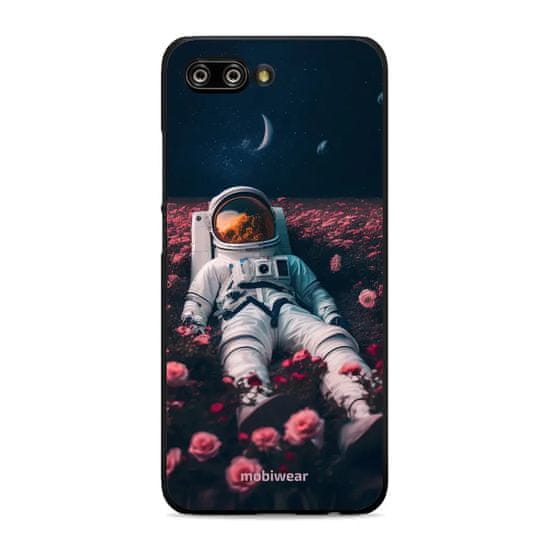 Mobiwear Prémiový lesklý kryt Glossy na mobil Honor 10 - G002G Astronaut v růžích