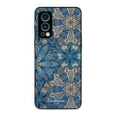 Mobiwear Prémiový lesklý kryt Glossy na mobil OnePlus Nord 2 5G - G038G - Modré mandala květy