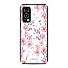 Mobiwear Prémiový lesklý kryt Glossy na mobil OnePlus Nord 2 5G - G033G - Růžové květy