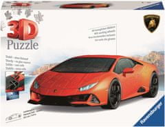 Ravensburger 3D Puzzle Lamborghini Huracán Evo oranžové 108 dílků