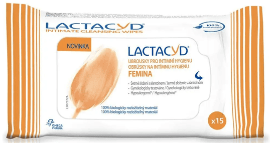 Lactacyd LACTACYD Femina intimní ubrousky 15 ks