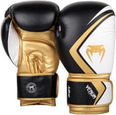 VENUM Boxerské rukavice "Contender 2.0", čierná/bílá/zlatá 16oz