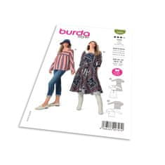 Burda Střih Burda 5980 - Šaty s límečkem, volná halenka