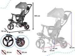 WOWO OUTLET Trike Fix Lite - Kvalitní Tříkolka pro Děti