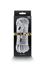 NS Novelties BOUND Rope (Silver), 7,5 m bondážní lano z umělého vlákna