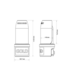 Opticum konvertor LNB Single GOLD NEW Edition 0,1 dB