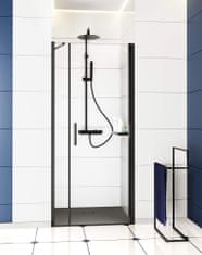 BPS-koupelny Čtvercová sprchová vanička Correo 90x90 cm, granit, antracit metalic - KQR T41B