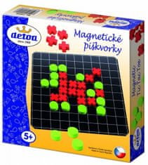 InnoVibe Magnetické piškvorky dřevo společenská hra v krabici 20x20x4cm