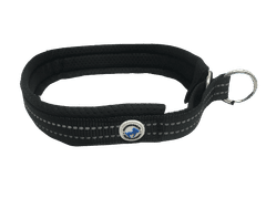 ALL FOR DOGS Half Choke Collar Black 50