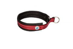 ALL FOR DOGS Half Choke Collar Red 35