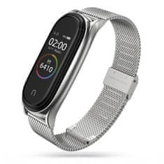 Tech-protect Milanese řemínek na Xiaomi Mi Band 7, silver