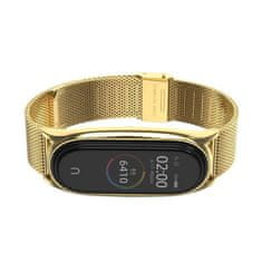 Tech-protect Milanese řemínek na Xiaomi Mi Band 7, gold