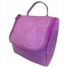 INNA Toaletní taška Cestovní kosmetická taška Toaletní taška s nosnou rukojetí Háček Vodotěsné pro muže ženy ve fialové KOSCORSE-7