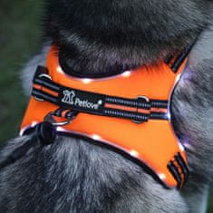 Petlove Single Led Postroj Pro Psy S Oranžový