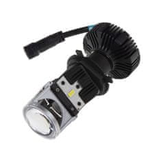 Stualarm LENS LED H4 bílá, 9-32V, 5000LM chip G-XP x3 (95HLH-H4-LENS) 2ks